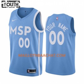 Maillot NBA Minnesota Timberwolves Personnalisable Nike 2019-20 City Edition Swingman - Enfant